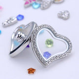BeYoutiful Heart Crystal Locket Snap
