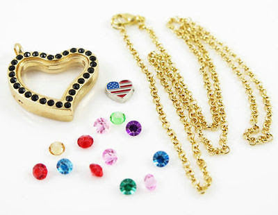 BeYoutiful Heart Crystal Locket