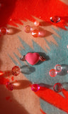 Floating Heart Wing Charm