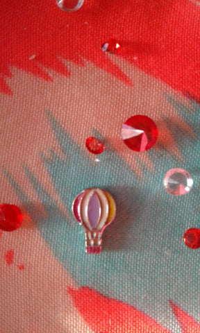 Hot Air Balloon Floating Charm