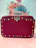 Wine "BeYoutiful Junie" Gemstone Messenger Bag