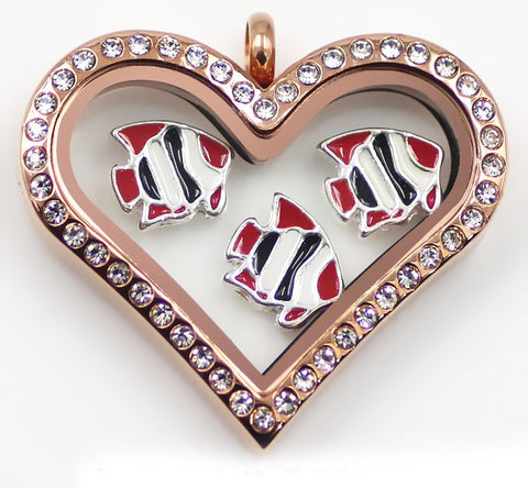 Fish Floating Locket Charm